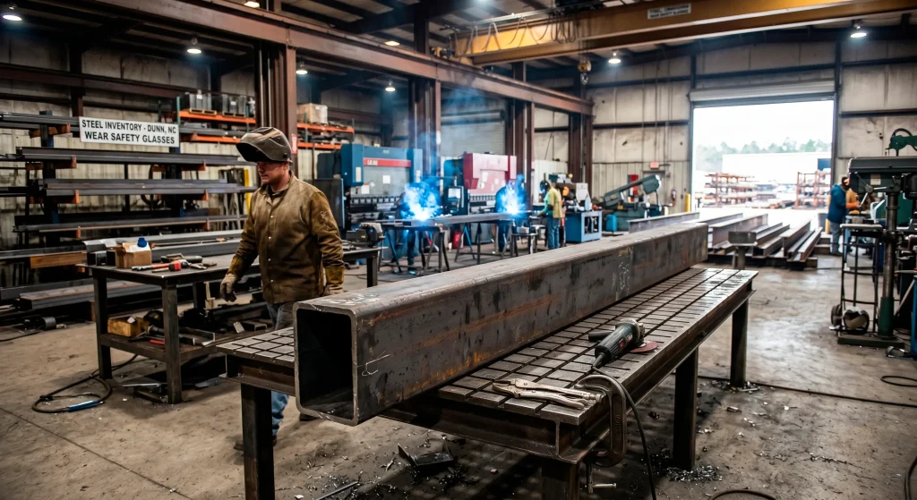 structural steel fabrication services